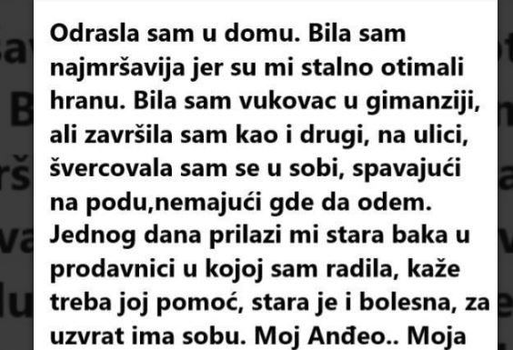 ODRASLA SAM U DOMU: Suočila sam se sa surovom stvarnošću…
